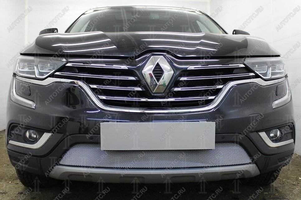 4 119 р. Защита радиатора Стрелка11 Стандарт  Renault Koleos  2 (2016-2025) (хром)  с доставкой в г. Кемерово