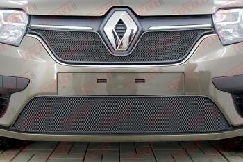 Защита радиатора (верх) Стрелка11 Стандарт Renault Sandero (B8) рестайлинг (2018-2025)