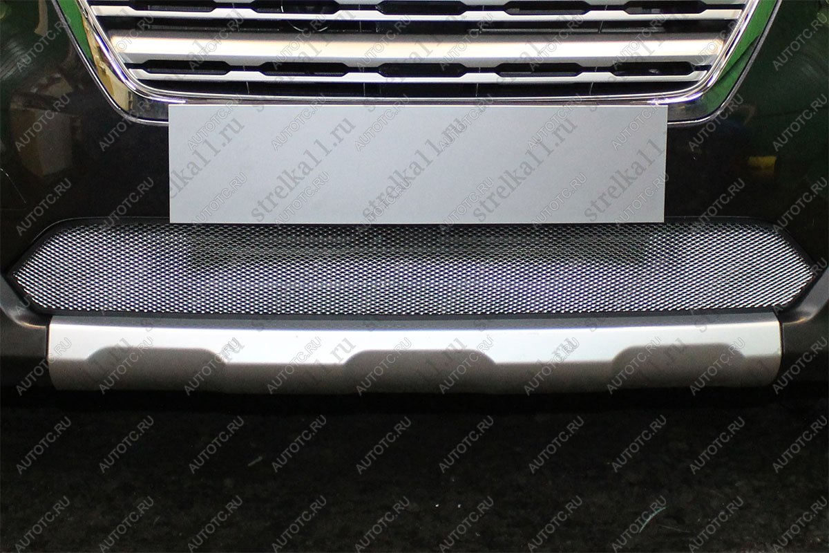 3 149 р. Защита радиатора Стрелка11 Стандарт  Subaru Outback  BS/B15 (2014-2018) дорестайлинг универсал (хром)  с доставкой в г. Кемерово
