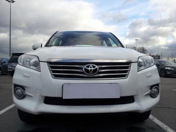 2 899 р. Защита радиатора Стрелка11 Стандарт Toyota RAV4 XA30 5 дв. 2-ой рестайлинг (2010-2013) (черная)  с доставкой в г. Кемерово. Увеличить фотографию 2