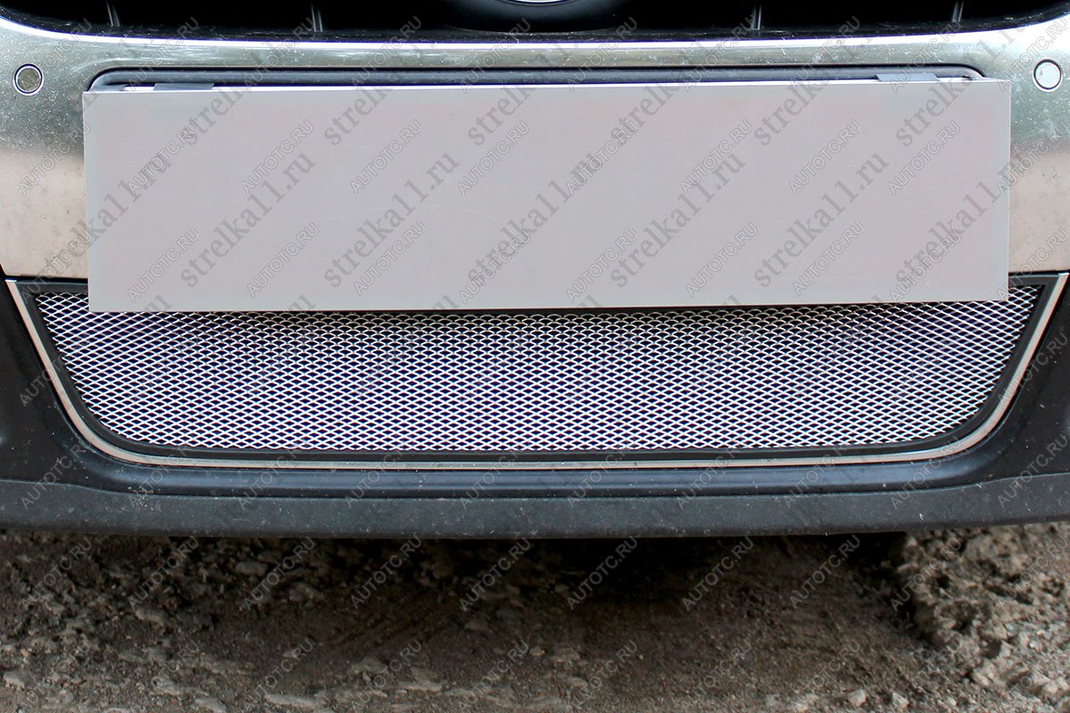 3 149 р. Защита радиатора Стрелка11 Стандарт  Volkswagen Passat  B6 (2005-2011) седан (хром)  с доставкой в г. Кемерово