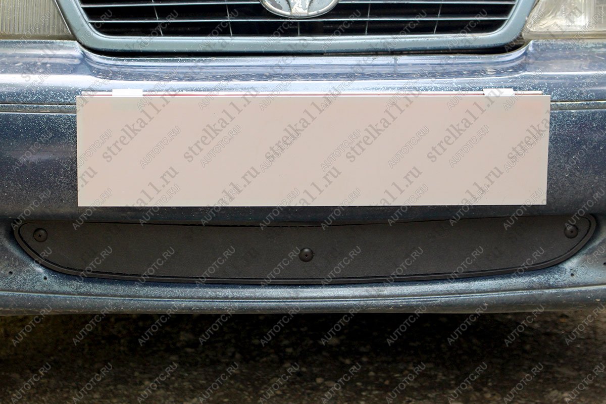 969 р. Зимняя заглушка решетки радиатора Стрелка11 Daewoo Nexia дорестайлинг (1995-2008) (черная)  с доставкой в г. Кемерово