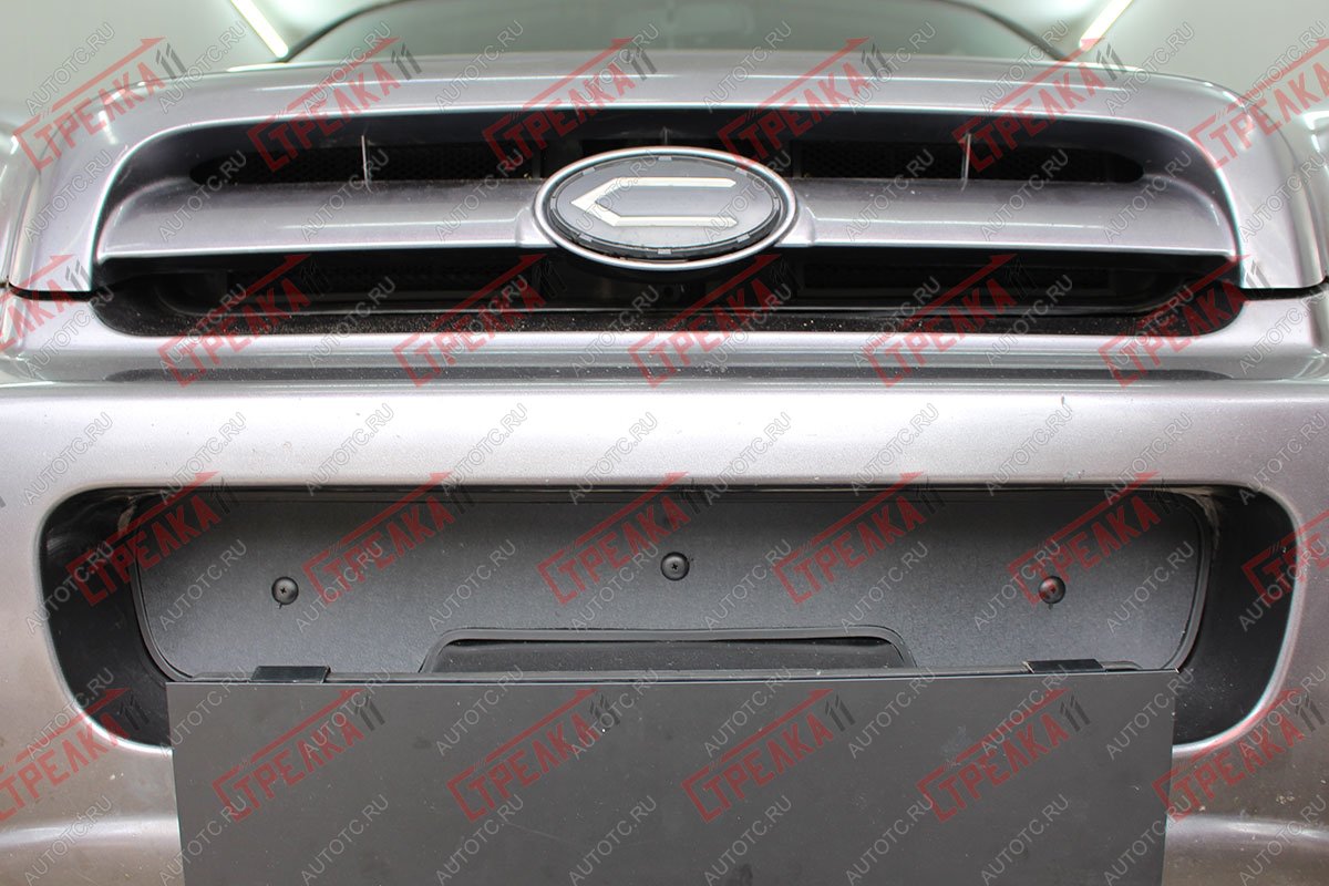 759 р. Зимняя заглушка решетки радиатора (низ) Стрелка11 Hyundai Santa Fe SM (2000-2012) (черная) с доставкой в г. Кемерово Увеличить фотографию 1 759 р. Зимняя заглушка решетки радиатора (низ) Стрелка11 Hyundai Santa Fe SM (2000-2012) (черная) с доставкой в г. Кемерово
