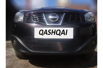 759 р. Зимняя заглушка решетки радиатора Стрелка11 Nissan Qashqai 1 J10 рестайлинг (2010-2013)  с доставкой в г. Кемерово. Увеличить фотографию 2
