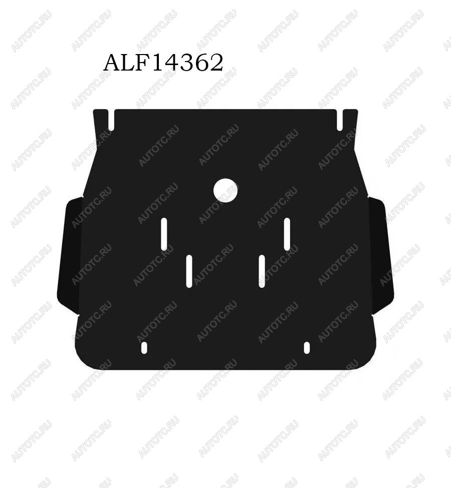 2 579 р. Защита картера (V-3,0; 2,5TD) ALFECO  Mitsubishi Pajero Sport  PA (1996-2008) дорестайлинг, рестайлинг (сталь 2 мм)  с доставкой в г. Кемерово