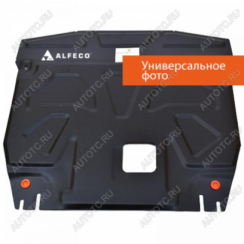 3 799 р. Защита картера и кпп (V-1.2, 1.4) ALFECO  Nissan Micra  K12 (2002-2010) 5 дв. дорестайлинг, 5 дв. 2-ой рестайлинг (сталь 2 мм)  с доставкой в г. Кемерово