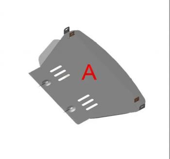 3 299 р. Защита радиатора (установка невозможна без ALF24632st) (V-2.4) ALFECO Toyota Estima Lucida XR10,20 дорестайлинг (1992-1995) (сталь 2 мм)  с доставкой в г. Кемерово. Увеличить фотографию 2