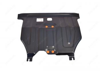 Защита картера и кпп (V-1,5 2WD) ALFECO Nissan Wingroad  2 Y11 (1999-2005) дорестайлинг универсал, рестайлинг универсал (алюминий 4 мм)