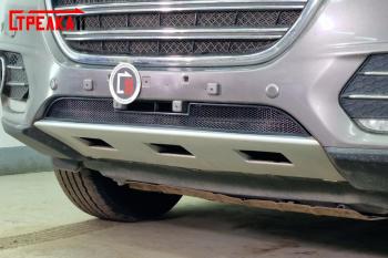 2 199 р. Защита радиатора (низ) Стрелка11 Стандарт Haval H6 (2013-2020) (черная)  с доставкой в г. Кемерово. Увеличить фотографию 2