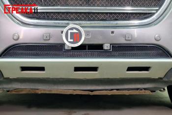 3 089 р. Защита радиатора (низ) Стрелка11 Стандарт  Haval H6 (2013-2020) (хром)  с доставкой в г. Кемерово. Увеличить фотографию 2