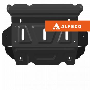 Защита радиатора (V-2,0 MT 4WD) ALFECO JAC T8 Pickup Double Cab (2018-2023)