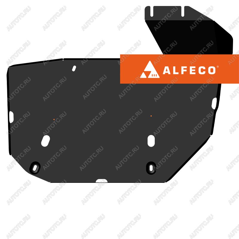 12 099 р. Защита топливного бака и адсорбера (2 части) (V-all) ALFECO  JAC JS6 (2022-2025) (алюминий)  с доставкой в г. Кемерово