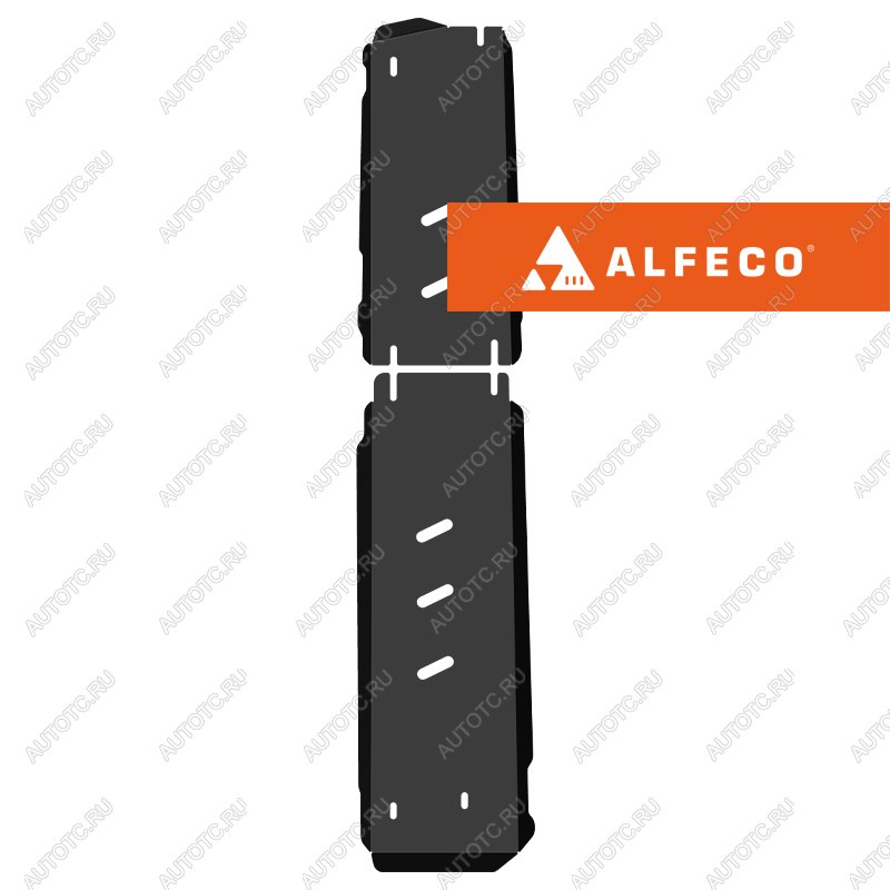 11 699 р. Защита топливопровода (2 части) (V-all) ALFECO  JAC JS6 (2022-2025) (алюминий )  с доставкой в г. Кемерово