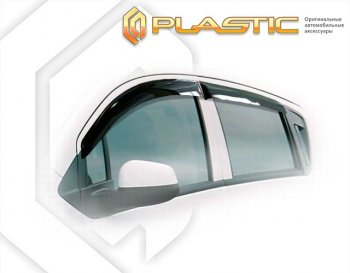 Дефлектора окон CA-Plastik Ravon R2 (2016-2025) (Classic полупрозрачный)