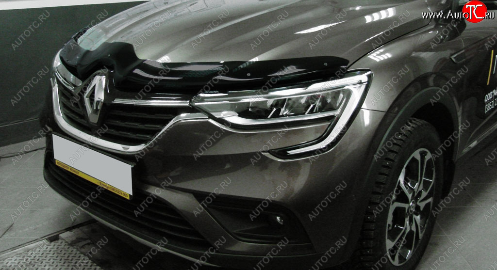 3 299 р. Дефлектор капота SIM Renault Arkana (2019-2025)  с доставкой в г. Кемерово