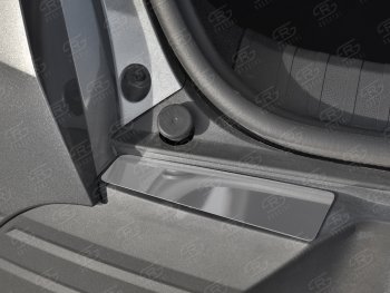 919 р. Защитные накладки заднего бампера Russtal Renault Arkana (2019-2025) (Нержавейка полированная)  с доставкой в г. Кемерово. Увеличить фотографию 3
