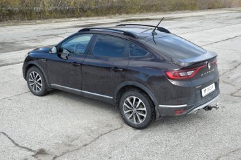8 929 р. Рейлинги на Petroil Tuning  Renault Arkana (2019-2025) (Цвет: черный муар)  с доставкой в г. Кемерово. Увеличить фотографию 4