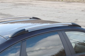 8 929 р. Рейлинги Petroil Tuning  Renault Arkana (2019-2025) (Цвет: серебристый)  с доставкой в г. Кемерово. Увеличить фотографию 3