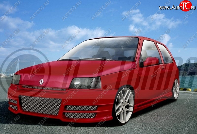 22 899 р. Передний бампер D.J. Renault Clio B57 дорестайлинг, хэтчбэк 5 дв. (1990-1994)  с доставкой в г. Кемерово