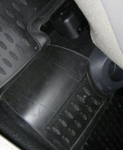 4 949 р. Коврики в салон Element 4 шт. (полиуретан) Renault Clio BR дорестайлинг, хэтчбэк 5 дв. (2005-2009)  с доставкой в г. Кемерово. Увеличить фотографию 4
