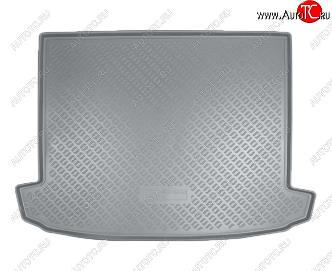 2 199 р. Коврик в багажник Norplast  Renault Clio  KH98 (2012-2020) дорестайлинг универсал, рестайлинг универсал (Серый)  с доставкой в г. Кемерово