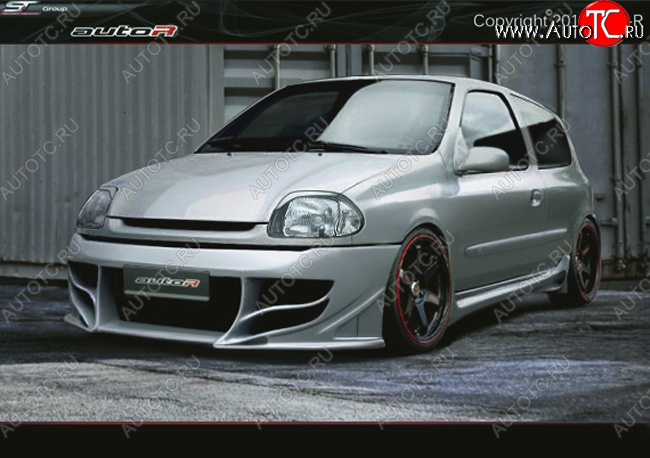 25 999 р. Передний бампер Auto-R Renault Clio BB дорестайлинг, хэтчбэк 5 дв. (1998-2002)  с доставкой в г. Кемерово
