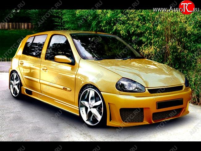 25 699 р. Передний бампер Rieger Renault Clio BB дорестайлинг, хэтчбэк 5 дв. (1998-2002)  с доставкой в г. Кемерово
