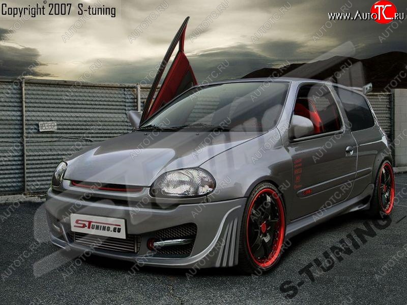 25 999 р. Передний бампер S1 Renault Clio BB дорестайлинг, хэтчбэк 5 дв. (1998-2002)  с доставкой в г. Кемерово