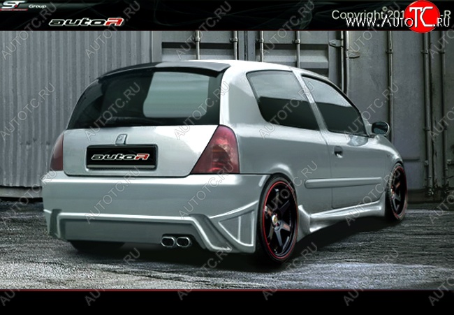 25 999 р. Задний бампер Auto-R Renault Clio BB дорестайлинг, хэтчбэк 5 дв. (1998-2002)  с доставкой в г. Кемерово