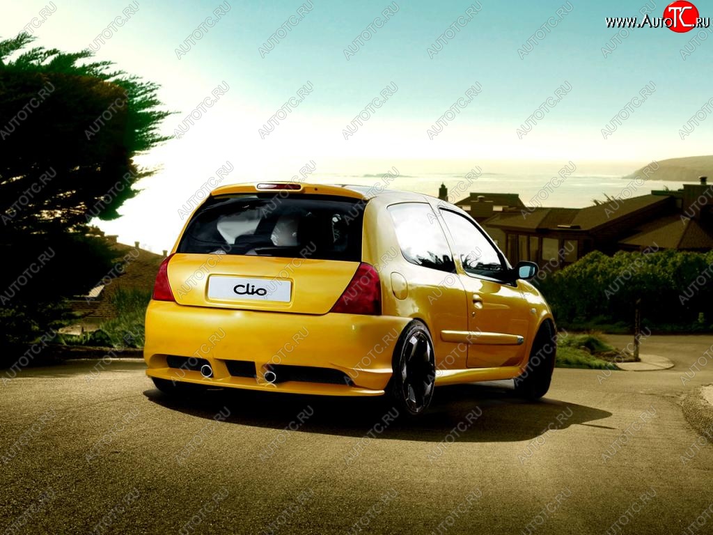 25 699 р. Задний бампер Rieger Renault Clio BB дорестайлинг, хэтчбэк 5 дв. (1998-2002)  с доставкой в г. Кемерово