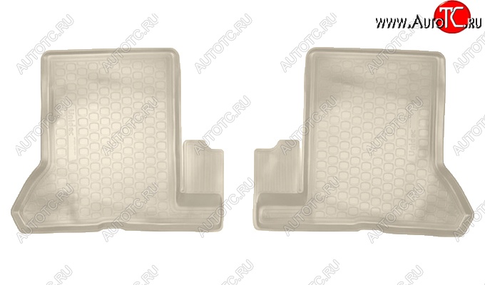 1 799 р. Коврики салонные Noplast (3D, 2 ряд)  Renault Dokker (2012-2025) (Бежевые)  с доставкой в г. Кемерово