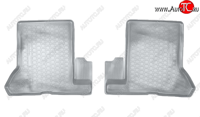 1 799 р. Коврики салонные Noplast (3D, 2 ряд)  Renault Dokker (2012-2025) (Серые)  с доставкой в г. Кемерово