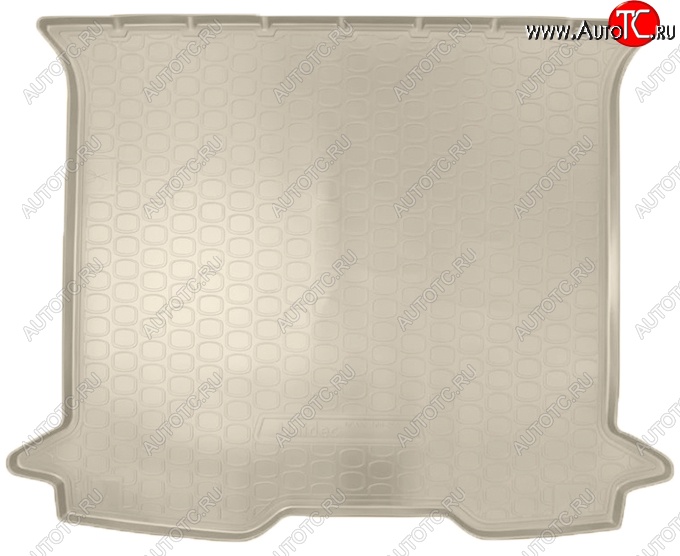 2 399 р. Коврик в багажник (пассажирский МiniVаn) Norplast  Renault Dokker (2012-2025) (Бежевый)  с доставкой в г. Кемерово