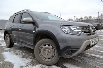 6 959 р. Защитные накладки на арки Petroil Tuning  Renault Duster  HM (2021-2024) рестайлинг (Текстурная поверхность (шагрень))  с доставкой в г. Кемерово. Увеличить фотографию 2