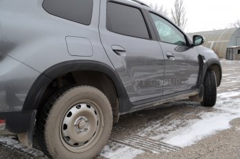 6 959 р. Защитные накладки на арки Petroil Tuning  Renault Duster  HM (2021-2024) рестайлинг (Текстурная поверхность (шагрень))  с доставкой в г. Кемерово. Увеличить фотографию 3