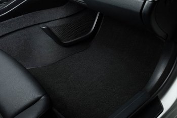 Коврики в салон SEINTEX LUX (ВОРС, комплект, 4WD) Renault Duster  HM (2021-2024) рестайлинг (Цвет: черный)