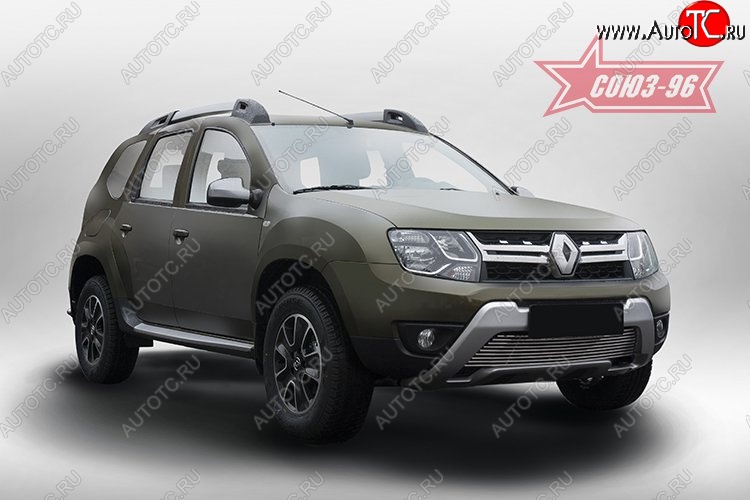 5 669 р. Декоративный элемент воздухозаборника Souz-96 (d10) Renault Duster HS рестайлинг (2015-2021)  с доставкой в г. Кемерово