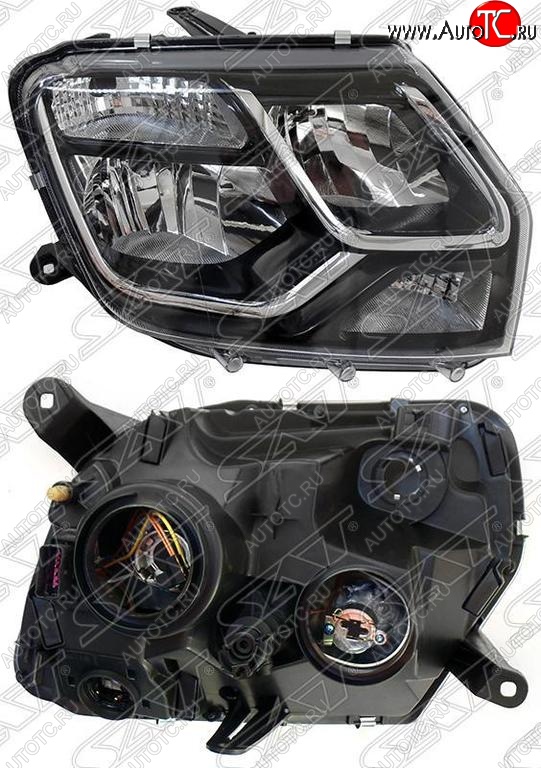 4 999 р. Правая фара SAT Renault Duster HS рестайлинг (2015-2021)  с доставкой в г. Кемерово
