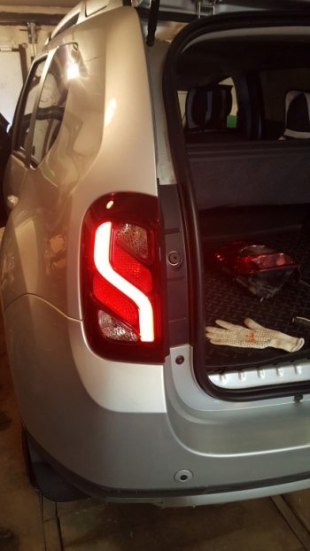 2 059 р. Фонарь FS (левый) Renault Duster HS рестайлинг (2015-2021)  с доставкой в г. Кемерово. Увеличить фотографию 3