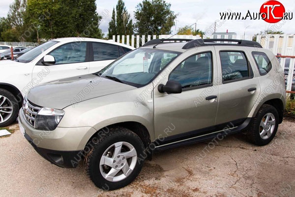 4 649 р. Молдинги дверей Артформ Renault Duster HS дорестайлинг (2010-2015)  с доставкой в г. Кемерово