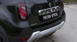 2 459 р. Защитная накладка на задний бампер RA Renault Duster HS рестайлинг (2015-2021)  с доставкой в г. Кемерово. Увеличить фотографию 2