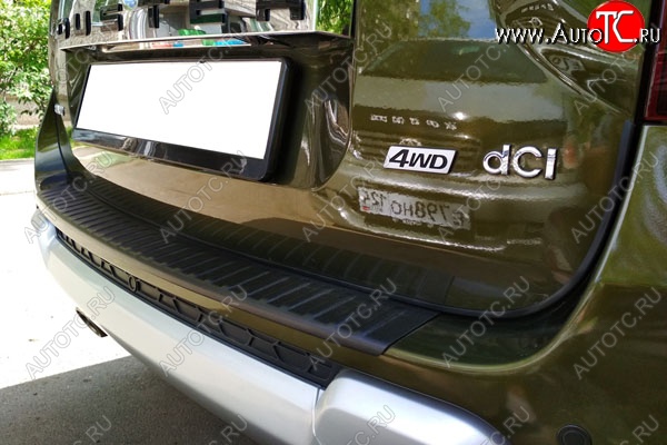 899 р. Защитная накладка заднего бампера Тюн-Авто  Renault Duster  HS (2010-2021) дорестайлинг, рестайлинг  с доставкой в г. Кемерово