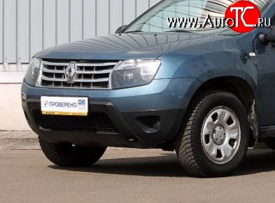 5 999 р. Передний бампер Стандартный (без отверстий под ПТФ) Renault Duster HS дорестайлинг (2010-2015) (Неокрашенный)  с доставкой в г. Кемерово
