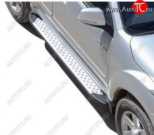 17 199 р. Порожки для ног Бумер (алюминий)  Renault Duster  HS (2010-2015) дорестайлинг  с доставкой в г. Кемерово