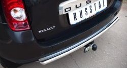 6 399 р. Одинарная защита заднего бампера из трубы диаметром 42 мм (4x4) SLITKOFF технику из списка применимости  с доставкой в г. Кемерово. Увеличить фотографию 2