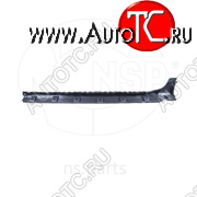 6 499 р. Пластиковый правый порог NSP Renault Duster HS дорестайлинг (2010-2015) (Неокрашенный)  с доставкой в г. Кемерово