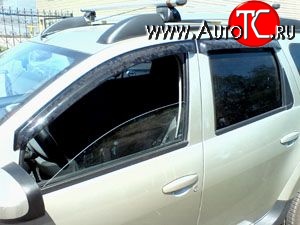 3 399 р. Дефлекторы окон (ветровики) Novline 4 шт Renault Duster HS рестайлинг (2015-2021)  с доставкой в г. Кемерово