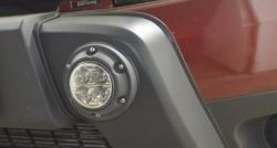 8 549 р. Накладка-кенгурятник Kart RS Renault Duster HS дорестайлинг (2010-2015) (Неокрашенная)  с доставкой в г. Кемерово. Увеличить фотографию 4