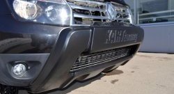 8 549 р. Накладка-кенгурятник Kart RS Renault Duster HS дорестайлинг (2010-2015) (Неокрашенная)  с доставкой в г. Кемерово. Увеличить фотографию 5