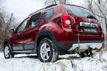 7 999 р. Диффузор заднего бампера RA Renault Duster HS дорестайлинг (2010-2015)  с доставкой в г. Кемерово. Увеличить фотографию 1